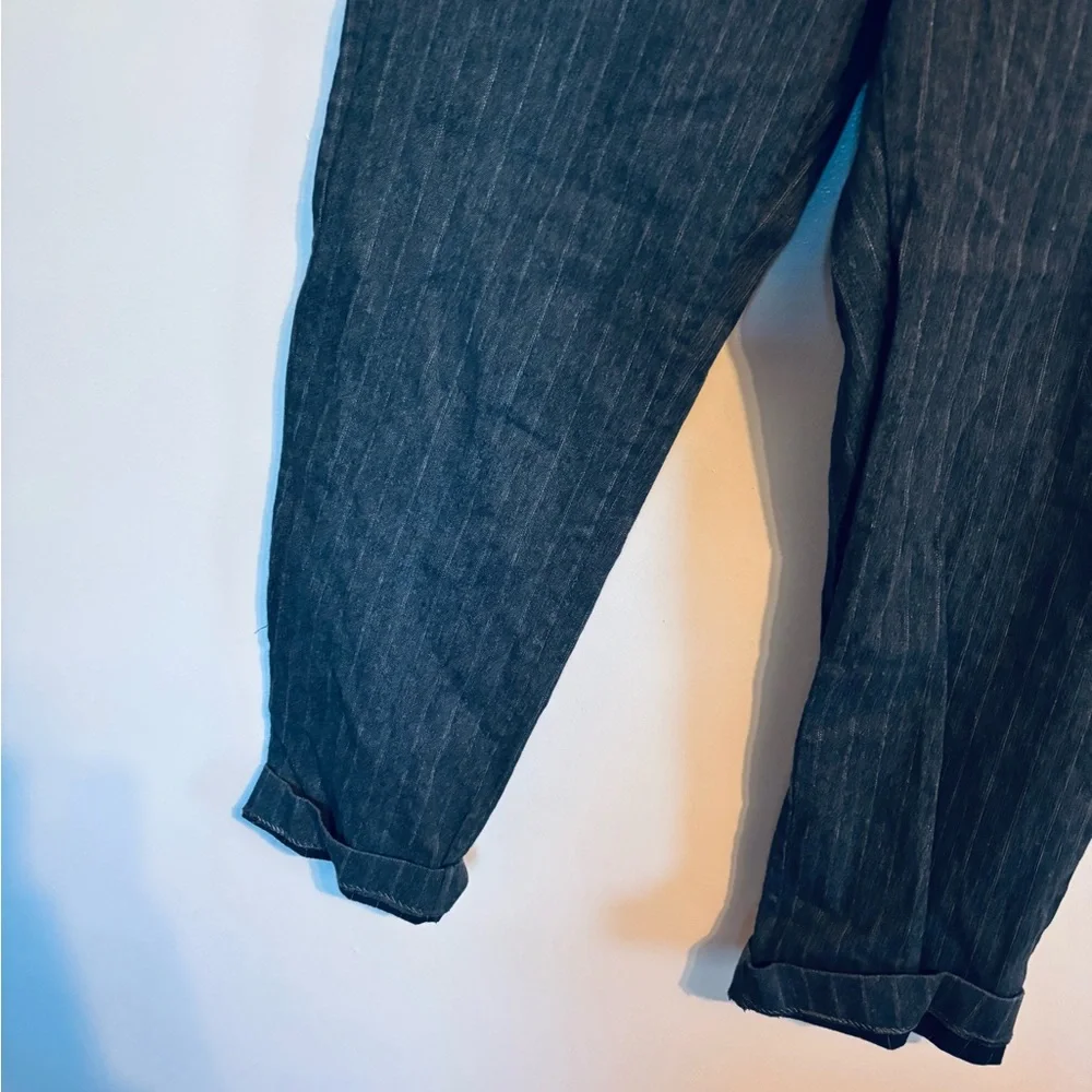 Gap grey striped trousers size 31x30